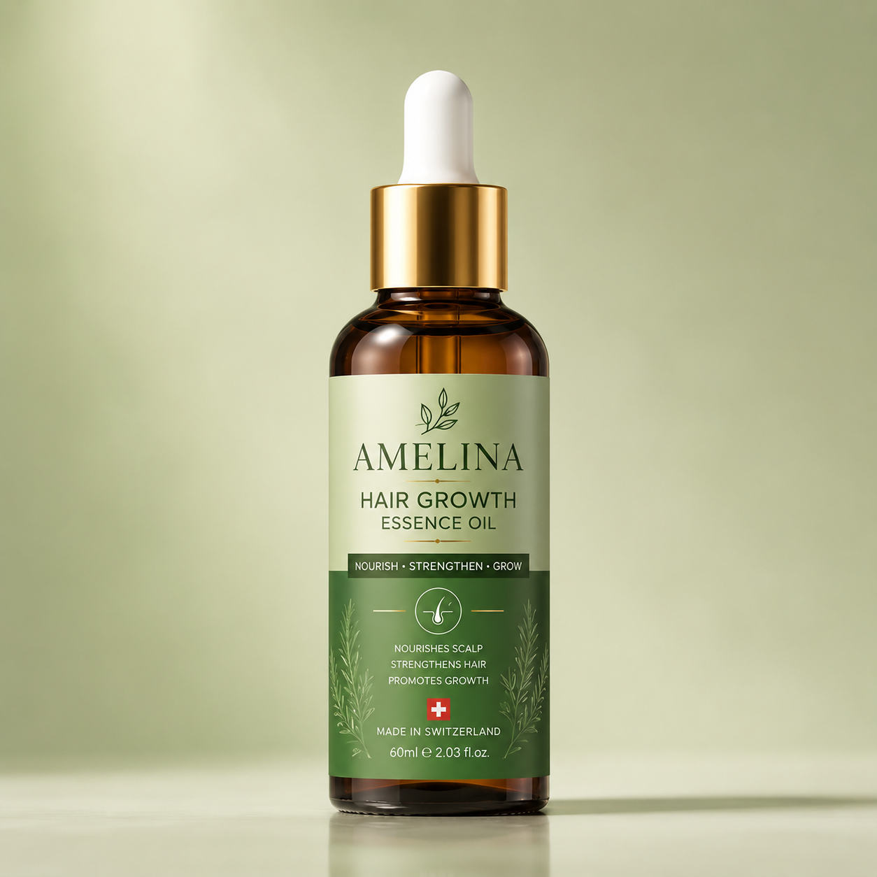 AMELINA Hair Growth Essence Oil bottle